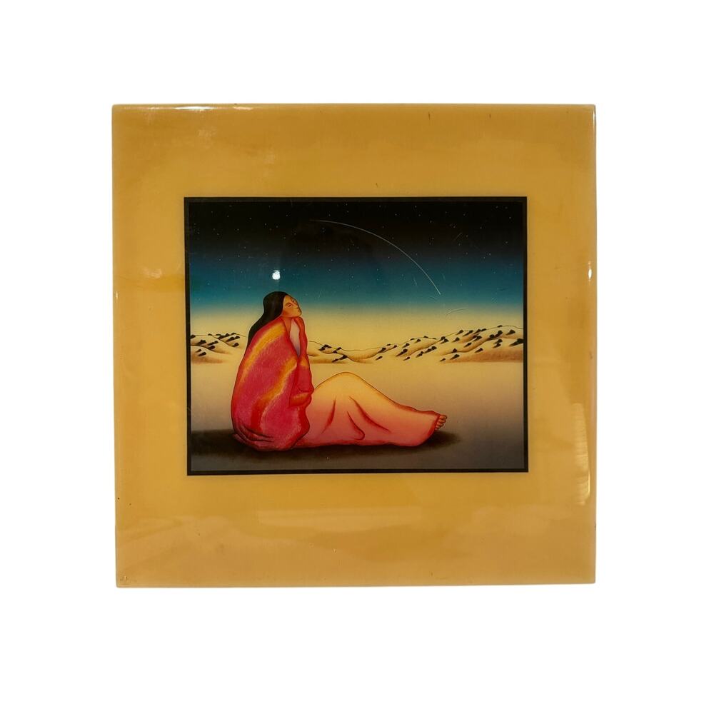 Falling Star R. C. Gorman Art Tile 12x12